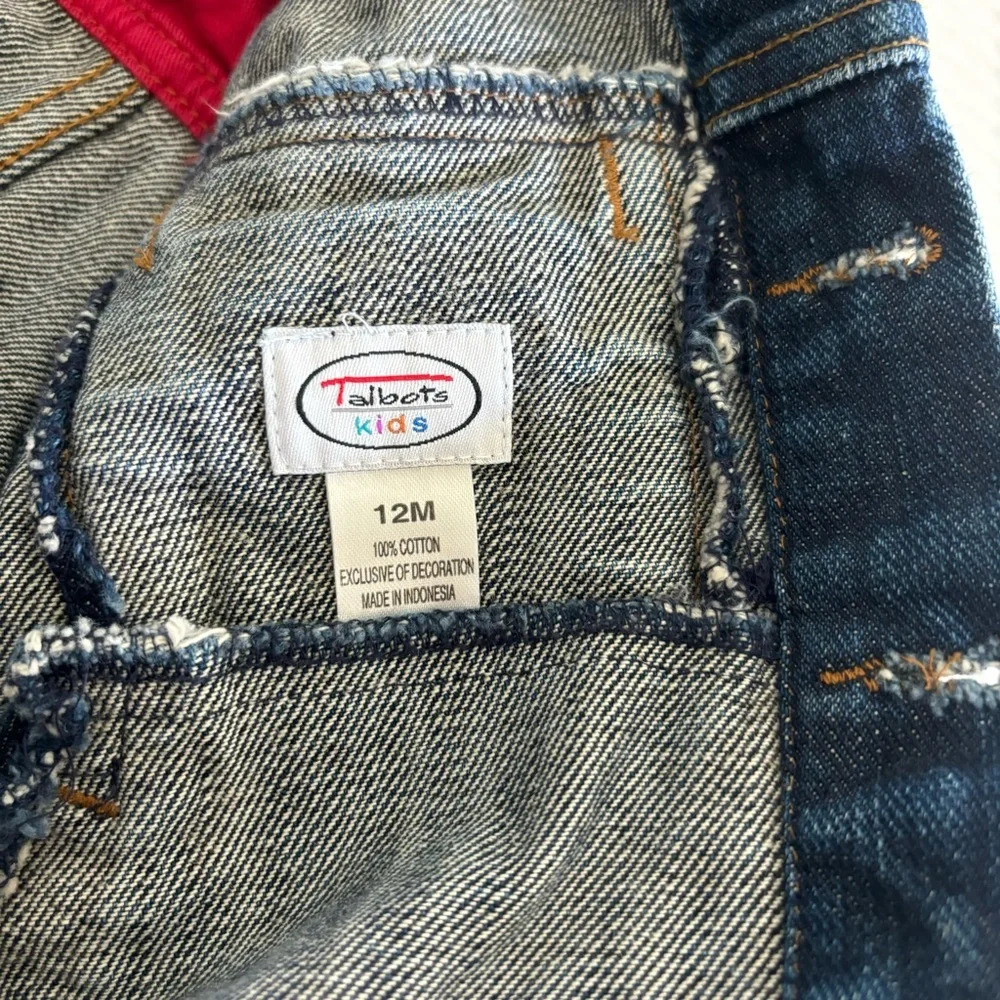 Talbots Kids Denim Jean Barn Jacket Corduroy Collar Elbow Patches Toddler 12 Mon